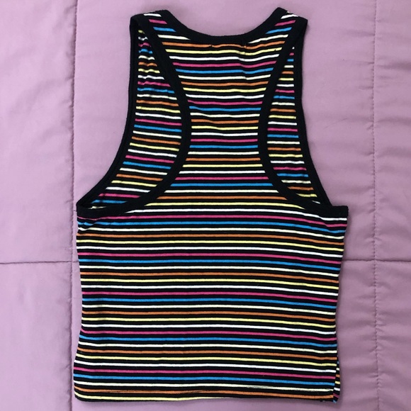 Rainbow colorful racer back tank top - Picture 2 of 2